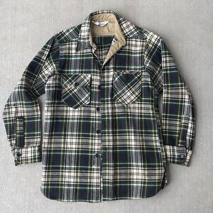 Vintage Woolrich Men's wool Plaid Flannel Shacket Medium